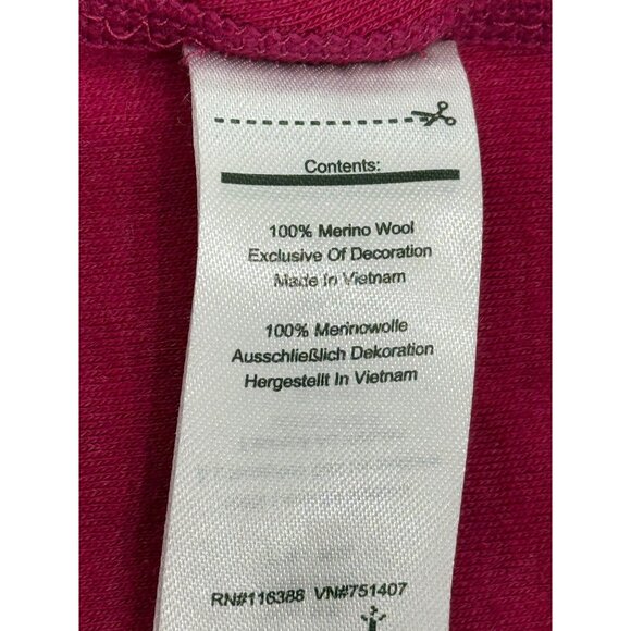 Smartwool Pink Quarter-Zip Long Sleeve Top Merino 250 Wool Womens Size 2X - Picture 7 of 8